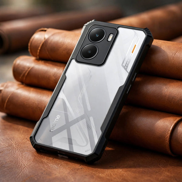 Hybrid Shockproof Transparent Silicone Case for Realme P3