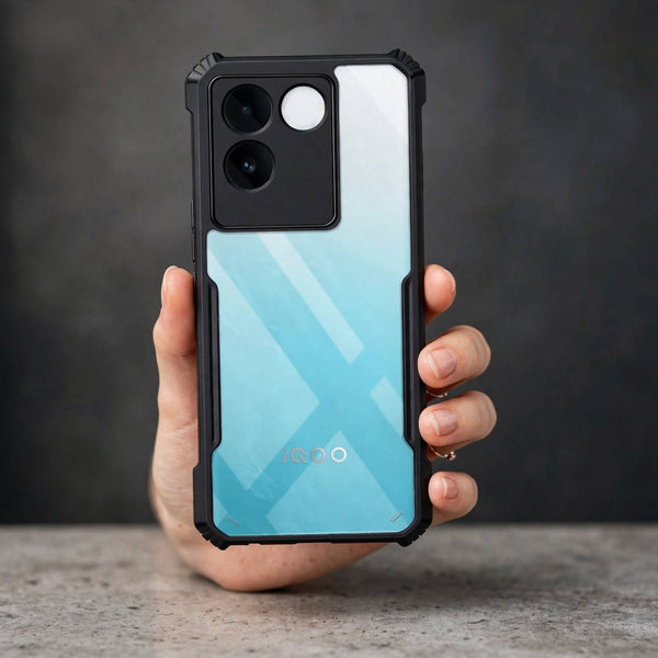 Hybrid Shockproof Transparent Silicone Case for IQOO Z7 PRO