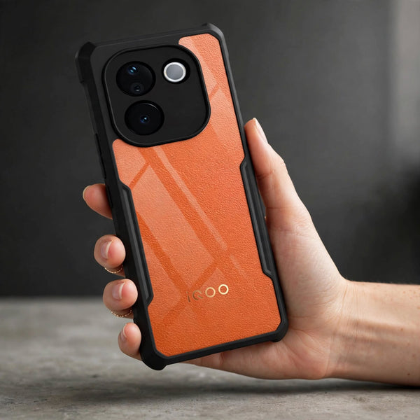 Hybrid Shockproof Transparent Silicone Case for Vivo T3 Pro