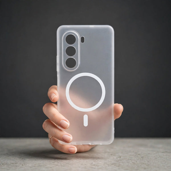 White Paper Matte Magsafe Case for Oneplus Nord Ce 6 Lite