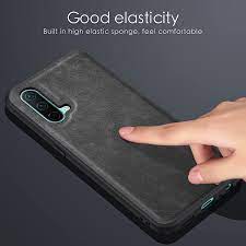 Puloka Black Leather Case for Realme GT Master