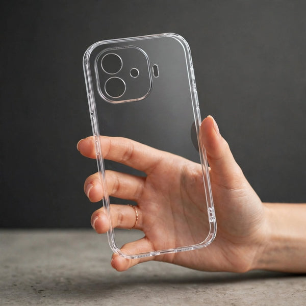 Invisi Anti Yellow Transparent Case for IQOO NEO 10R - The Hatke