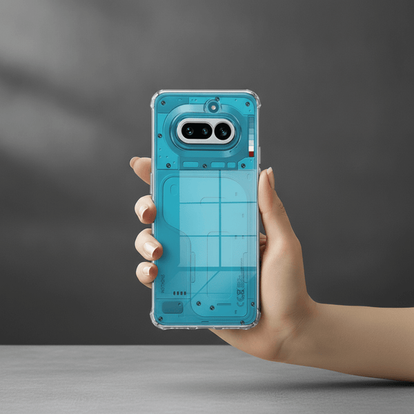 Invisi Anti Yellow Transparent Case for Nothing Phone 4a - The Hatke