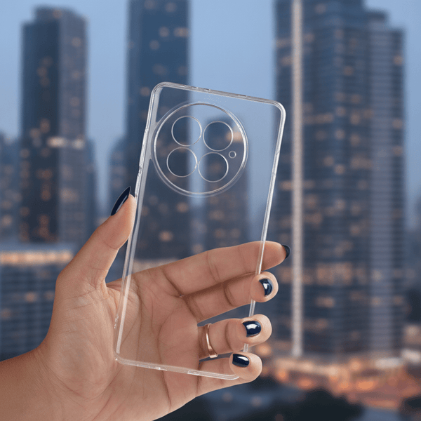 Invisi Anti Yellow Transparent Case for Oneplus 13 - The Hatke