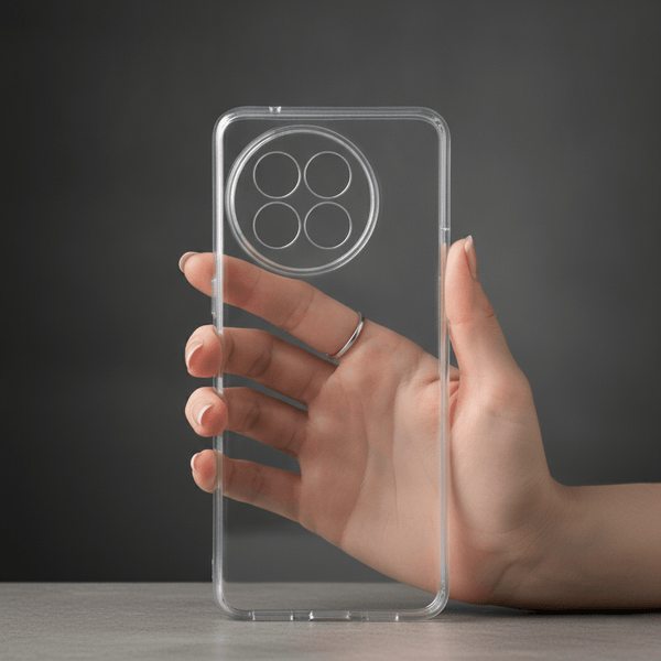 Invisi Anti Yellow Transparent Case for Oneplus 13r - The Hatke
