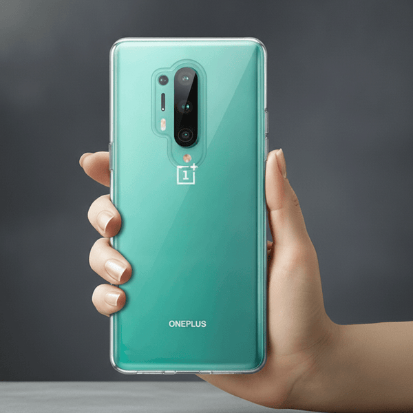 Invisi Anti Yellow Transparent Case for Oneplus 8 Pro - The Hatke