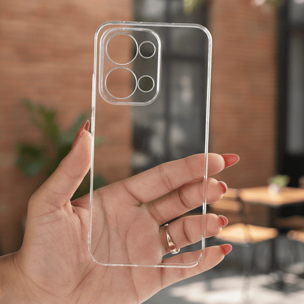 Invisi Anti Yellow Transparent Case for Oppo Reno 13 - The Hatke