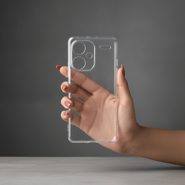 Invisi Anti Yellow Transparent Case for Redmi Note 13 Pro Plus - The Hatke
