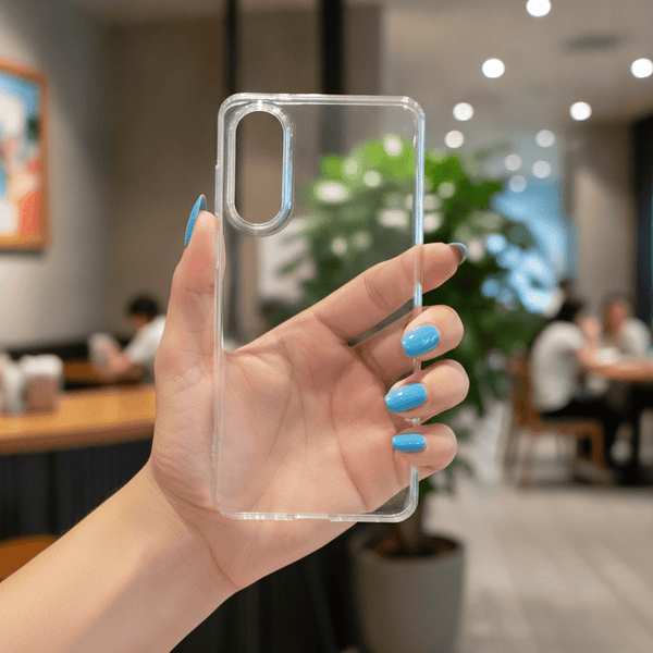 Invisi Anti Yellow Transparent Case for Samsung S25 Edge - The Hatke