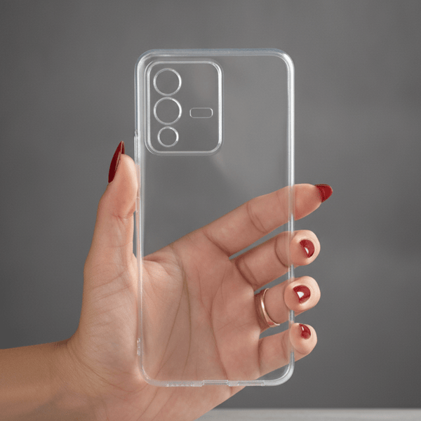 Invisi Anti Yellow Transparent Case for Vivo V23 - The Hatke