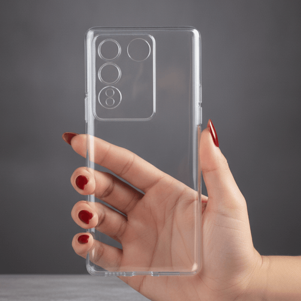 Invisi Anti Yellow Transparent Case for Vivo V27 Pro - The Hatke