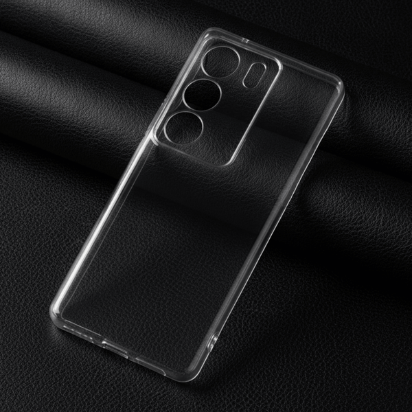 Invisi Anti Yellow Transparent Case for Vivo V29 - The Hatke