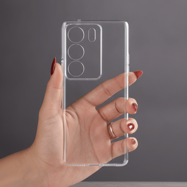 Invisi Anti Yellow Transparent Case for Vivo V29 - The Hatke