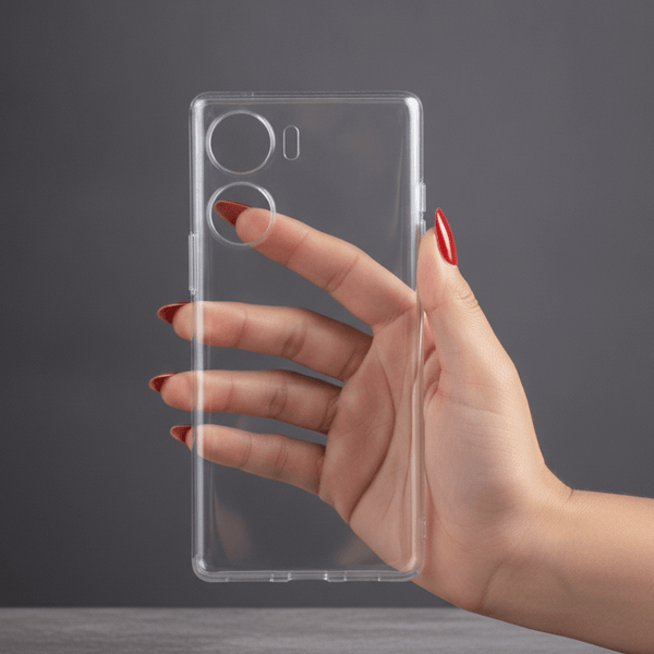Invisi Anti Yellow Transparent Case for Vivo V29e - The Hatke