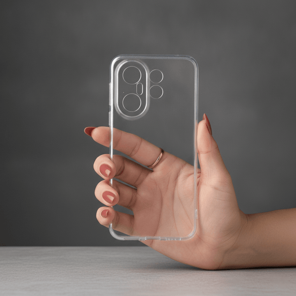 Invisi Anti Yellow Transparent Case for Vivo X200 FE - The Hatke