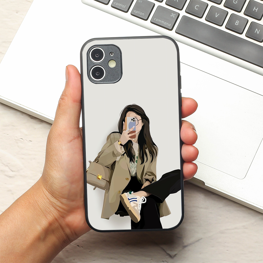 Chic Snap metal back case for Apple Iphone 12