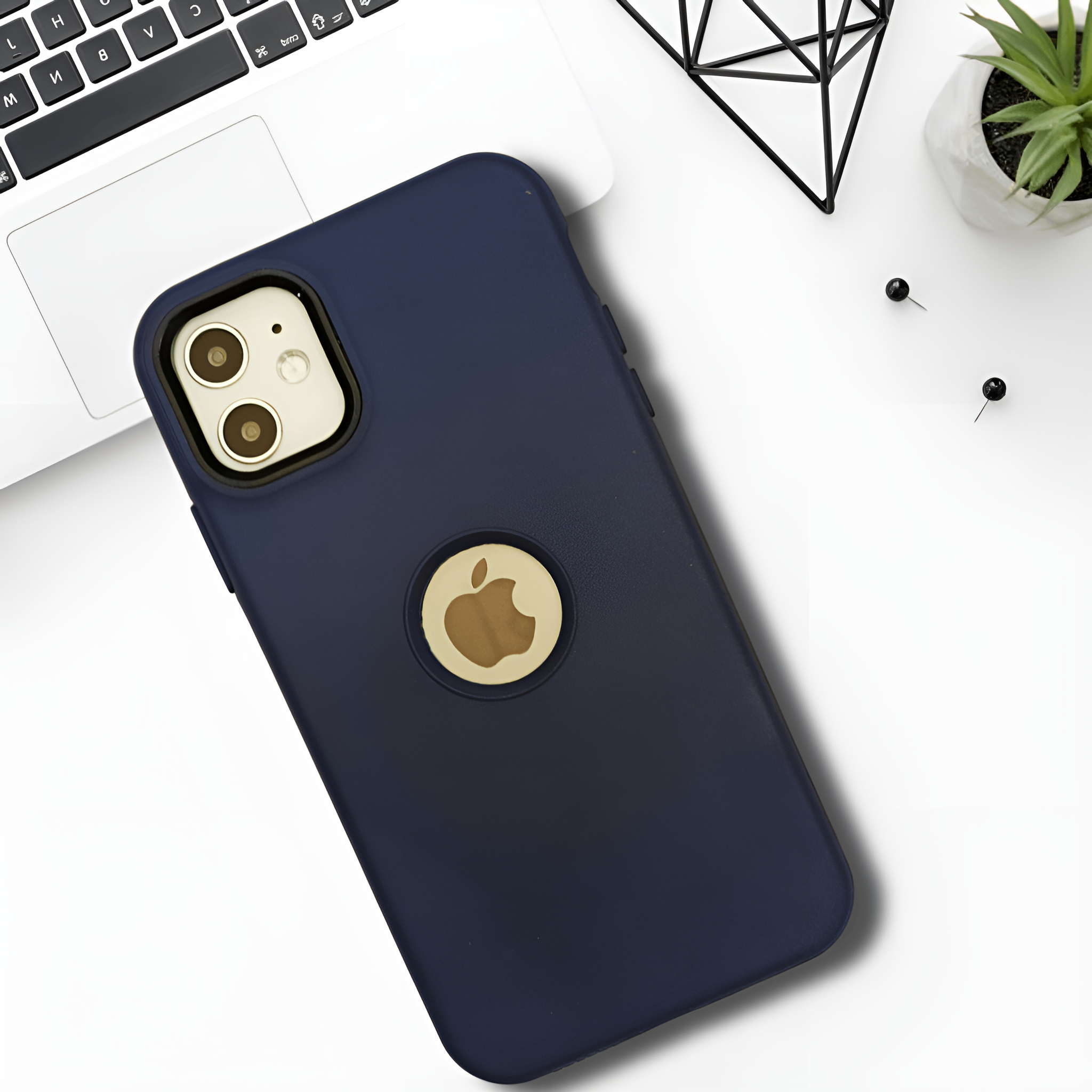 Spoov Dark Blue Silicone Case for Apple iphone 11