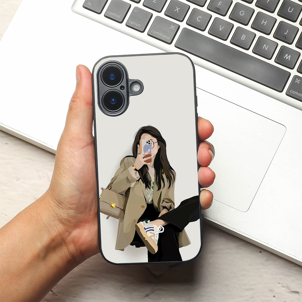 Chic Snap metal back case for Apple Iphone 17