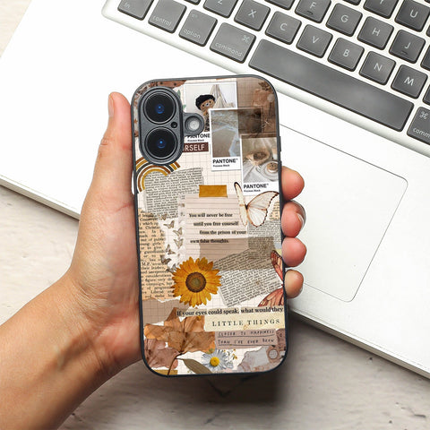 Sunlit Stories metal back case for Apple Iphone 16