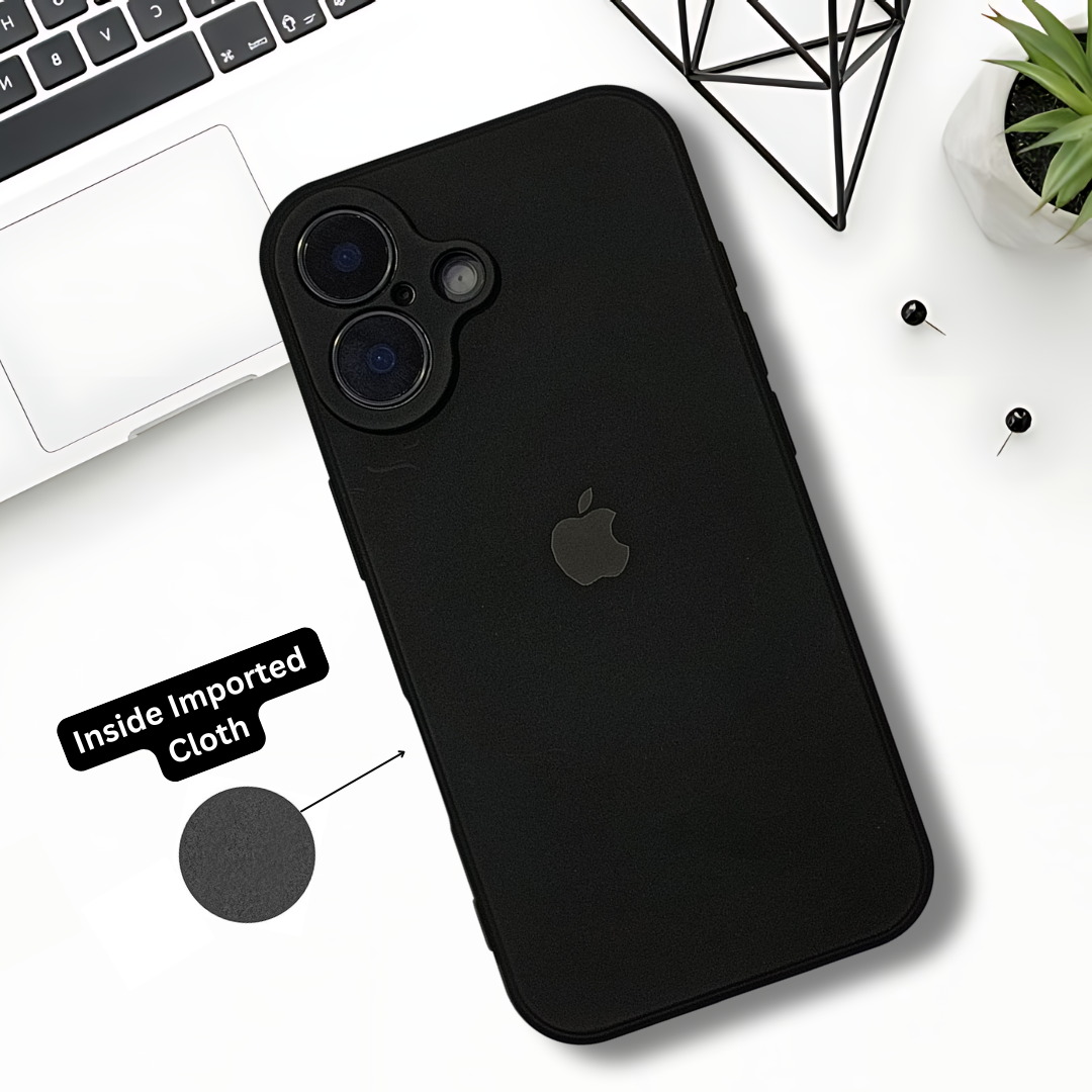 Black Candy Silicone Case for Apple Iphone 16 Plus