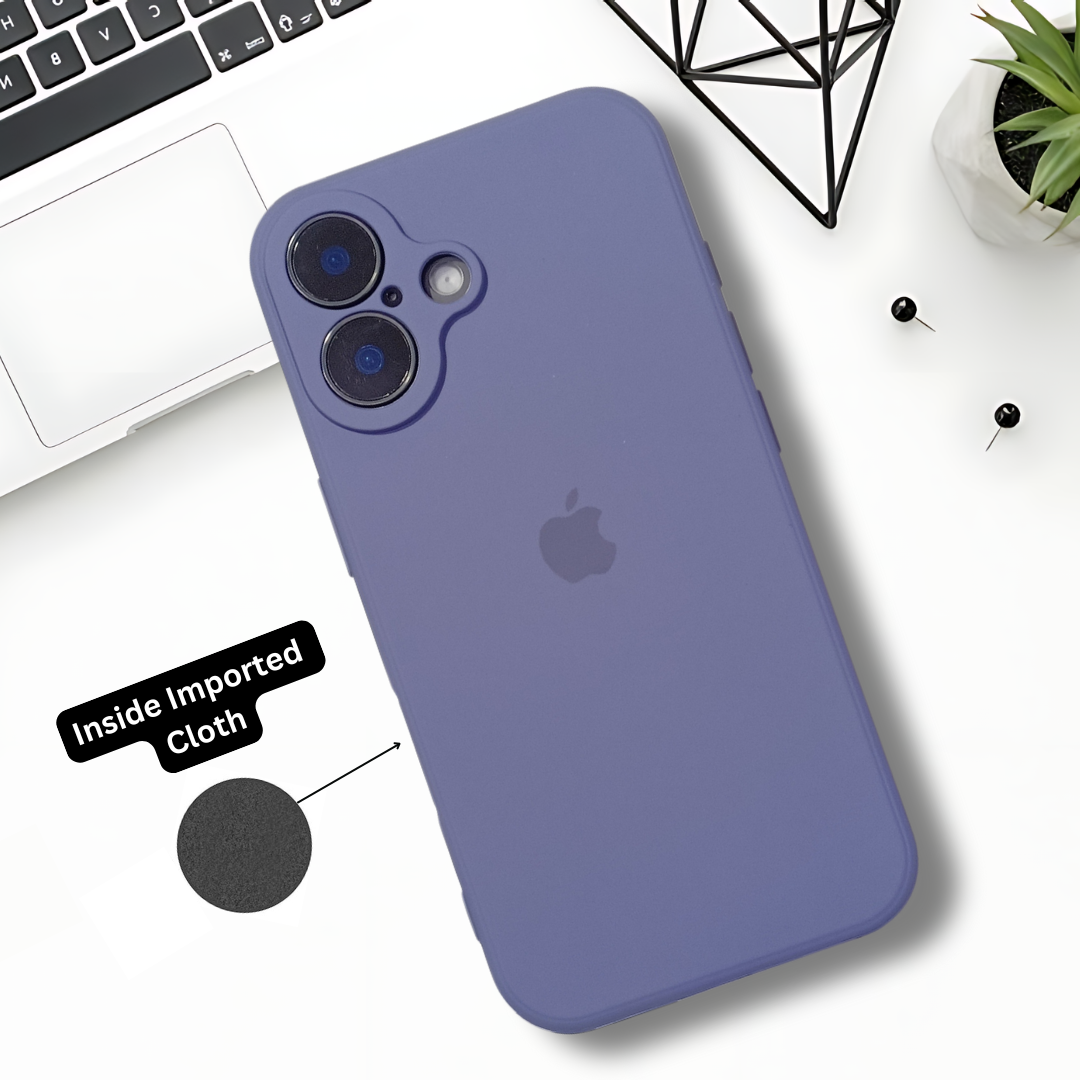 Blue Candy Silicone Case for Apple Iphone 16 Plus