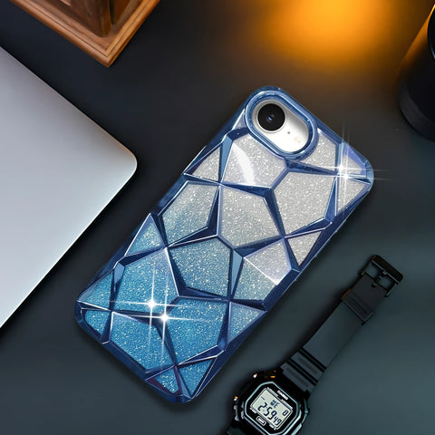 Dazzle Blue Silicone case for Apple iphone 16E