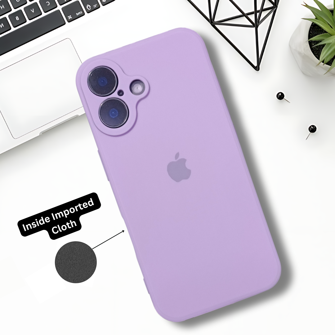 Purple Candy Silicone Case for Apple Iphone 16