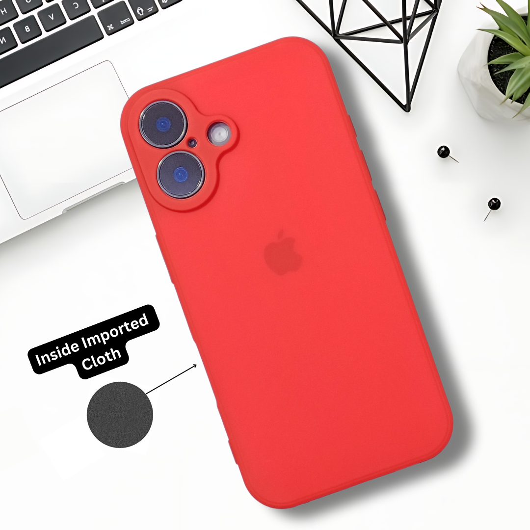 Red Candy Silicone Case for Apple Iphone 16 Plus