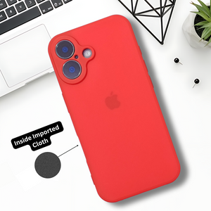 Red Candy Silicone Case for Apple Iphone 16 Plus