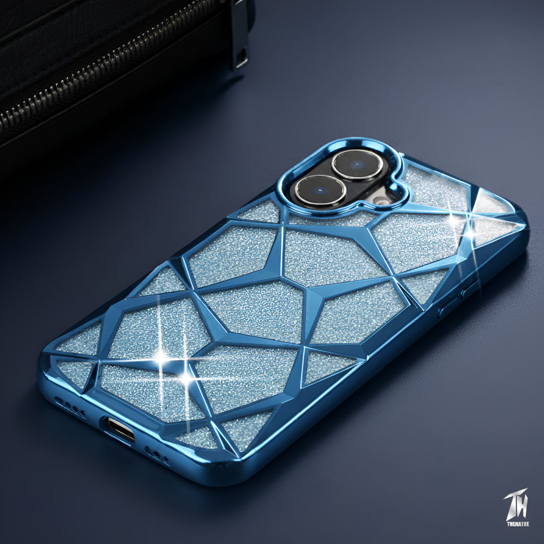 Dazzle Blue Silicone case for Apple iphone 17