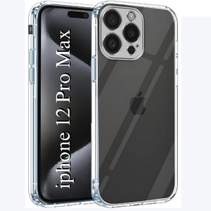 SilicaClear Transparent Silicone Case for Apple Iphone 12 Pro Max