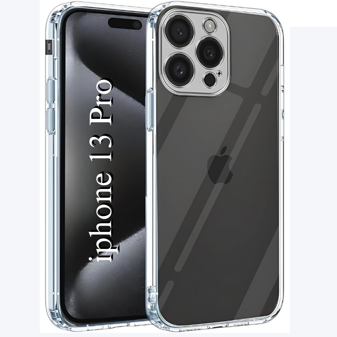 SilicaClear Transparent Silicone Case for Apple Iphone 13 Pro