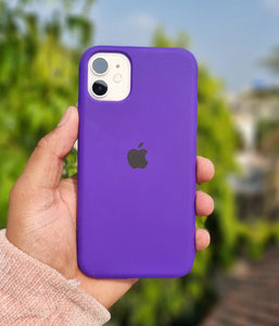 Voilet Original Silicone case for Apple iphone 12 Mini