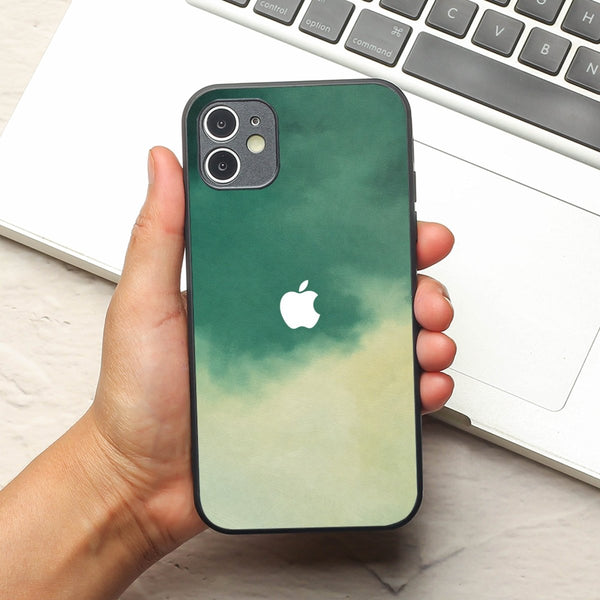 Thunder oil Paint (MB) Silicone Case for Apple Iphone 11