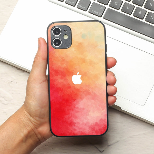 Magma oil Paint (MB) Silicone Case for Apple Iphone 12