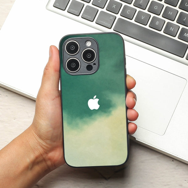 Thunder oil Paint (MB) Silicone Case for Apple Iphone 14 Pro Max