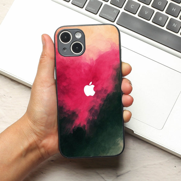 Roseate oil Paint (MB) Silicone Case for Apple Iphone 15