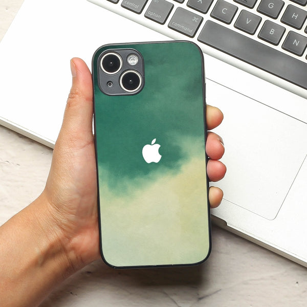 Thunder oil Paint (MB) Silicone Case for Apple Iphone 14