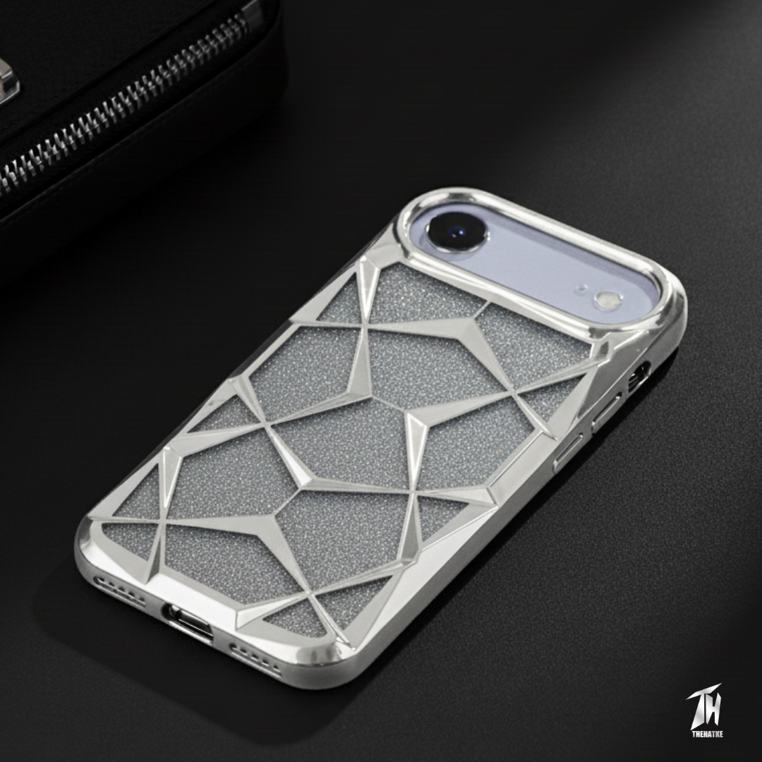 Dazzle Silver Silicone case for Apple iphone Air