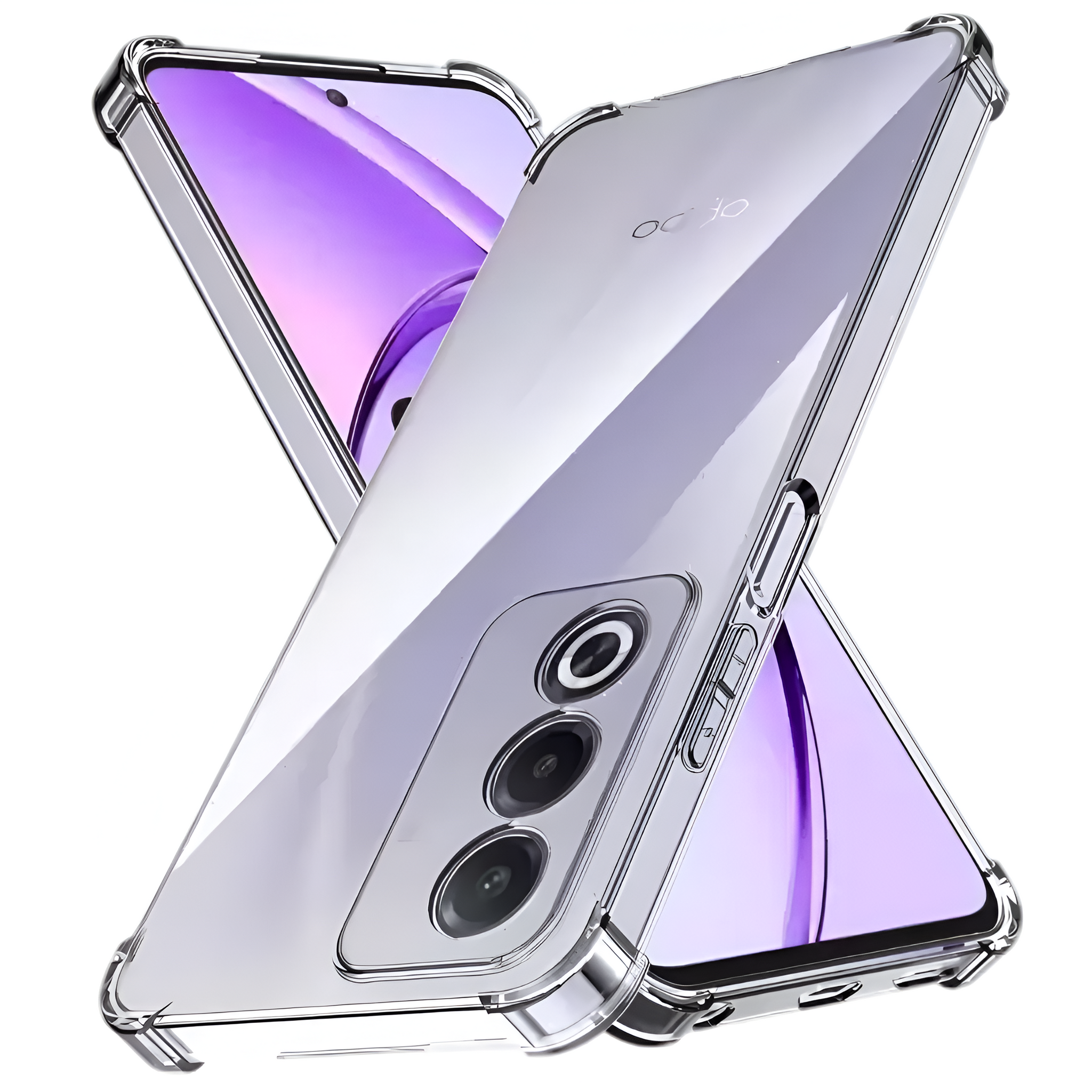 SilicaClear Transparent Silicone Case for Oppo K12X