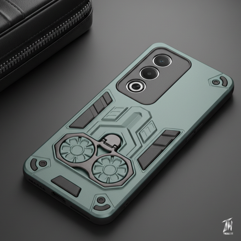Green Cycle Armor Silicone Case for Oppo K12X