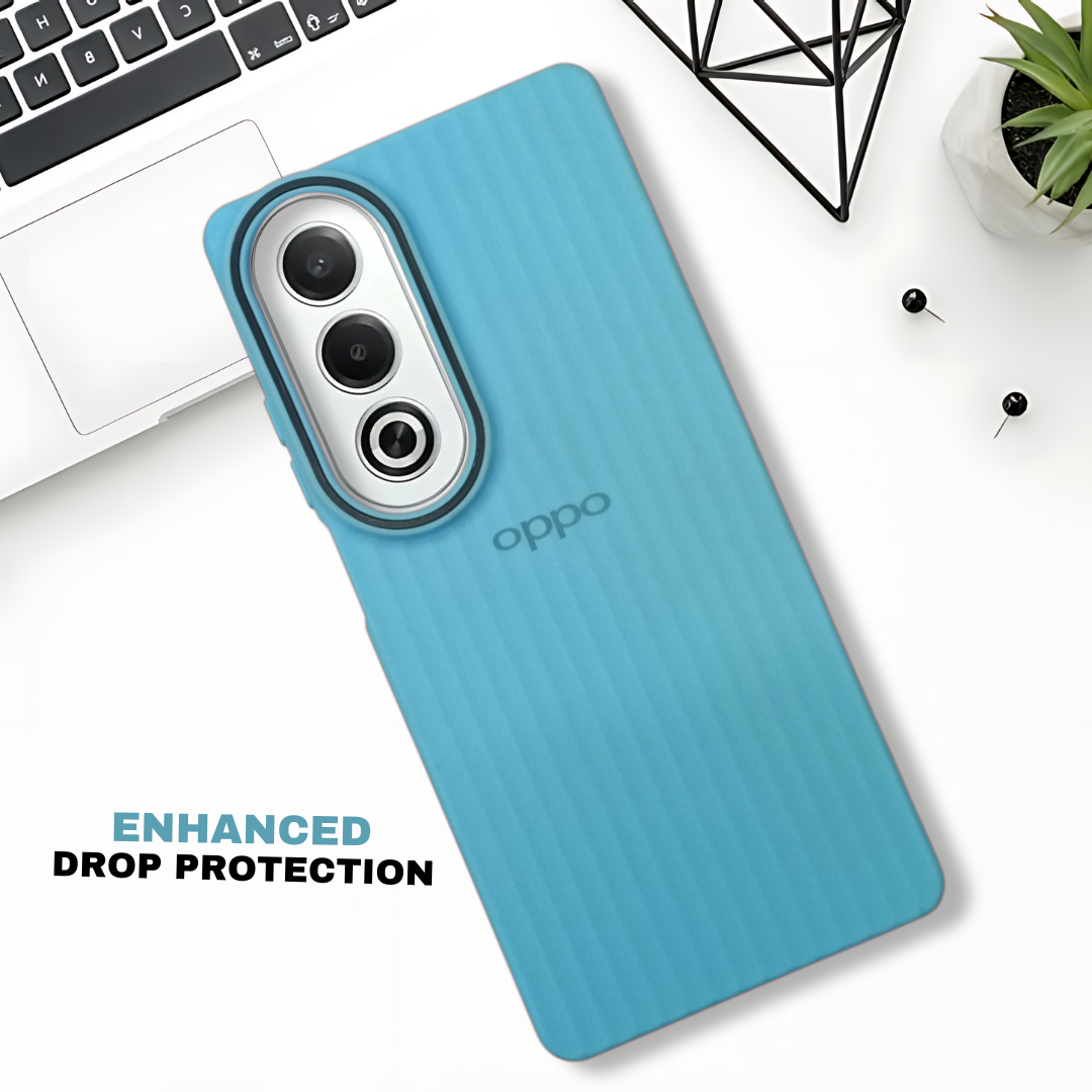 Sky Blue SleekLine Silicone Case for Oppo K12X