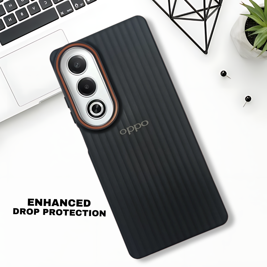 Black SleekLine Silicone Case for Oppo K12X