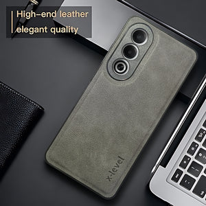 X-LEVEL Grey Leather Case for Oppo K12x