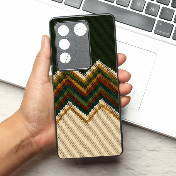 Knitted MB Case for Vivo V27 - The Hatke