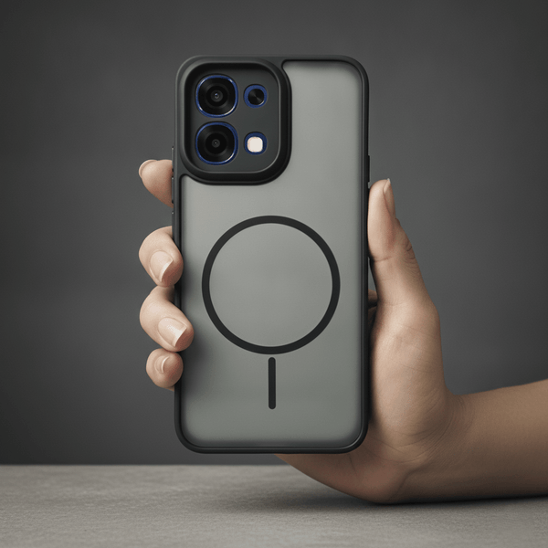 KYRON Black Camera Protection Matte Case for Oppo F31 - The Hatke