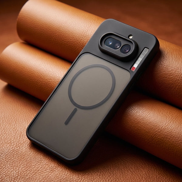 KYRON Black Matte Camera Protection Case for Nothing Phone 4a - The Hatke
