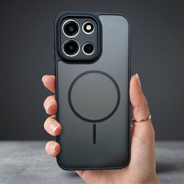 KYRON Black Matte Camera Protection Case for Oneplus Nord 6 - The Hatke