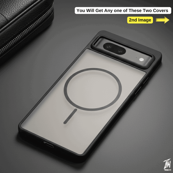 KYRON Black Matte Case for Google Pixel 7 - The Hatke