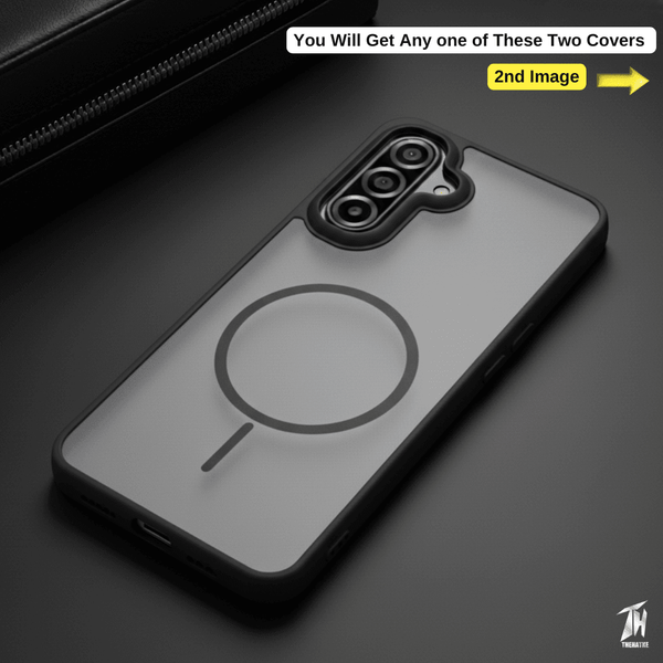 KYRON Black Matte Case for Samsung A16 - The Hatke